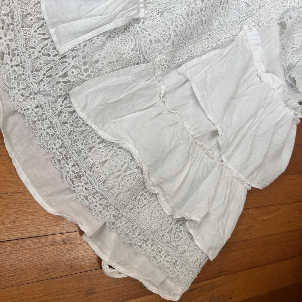 Urban Outfitter Tunic Halter Top Lace Large - Picture 3 of 7